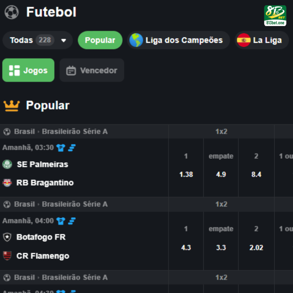 813bet apostas esportivas futebol sports market