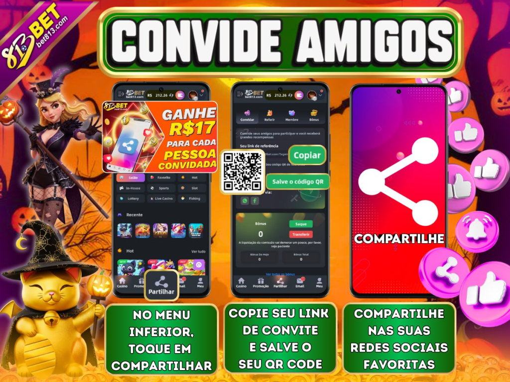 convide amigos - Casas de Apostas Legalizadas no Brasil